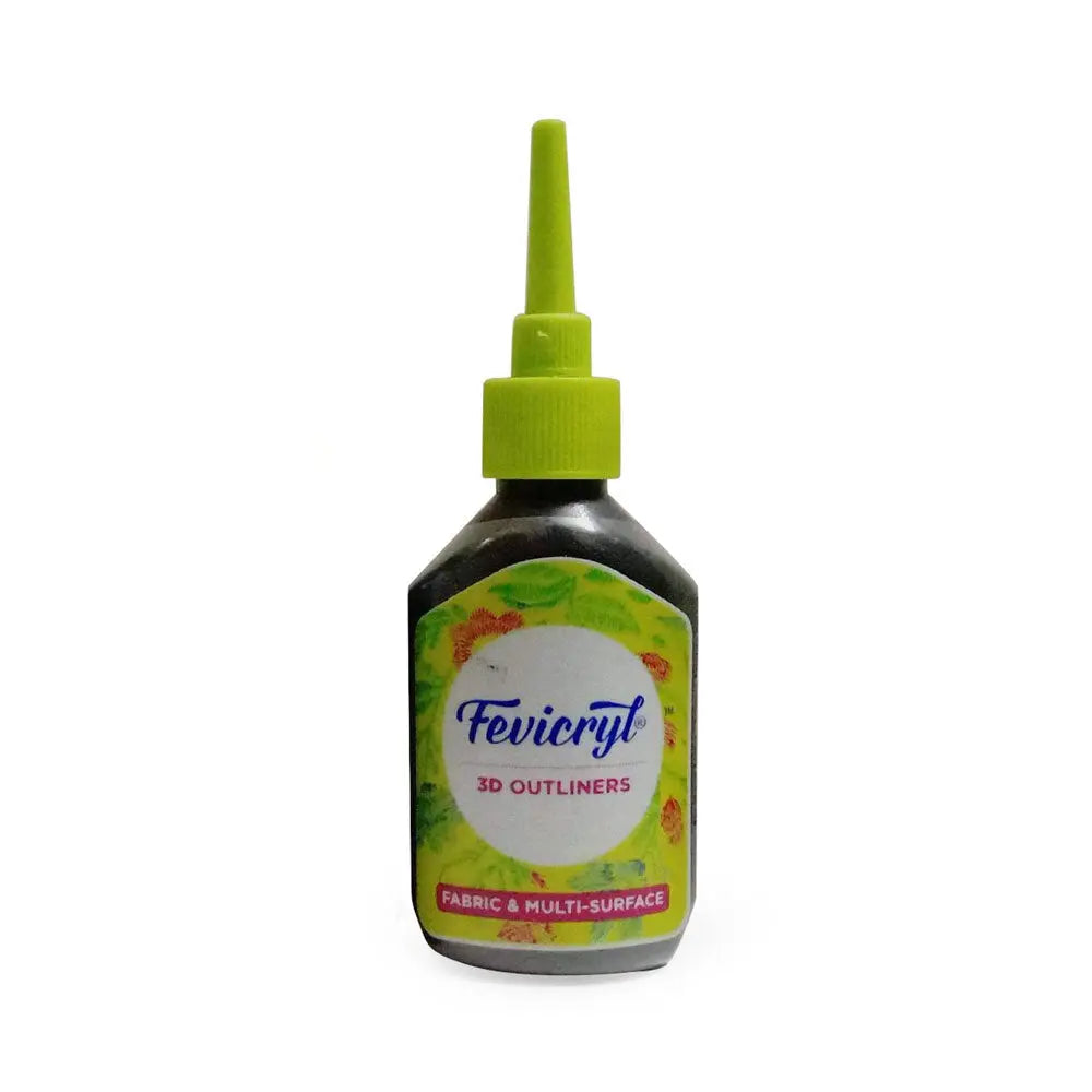 Pidilite Fevicryl 3D Outliners Fabric & Multi-Surface (Loose Colours) Pidilite